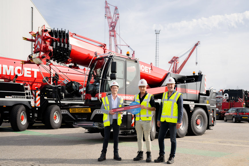 Zero emission, full power: The world's first LTC 1050-3.1E goes to Mammoet